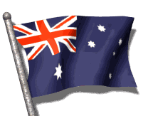 Animated Australian flag